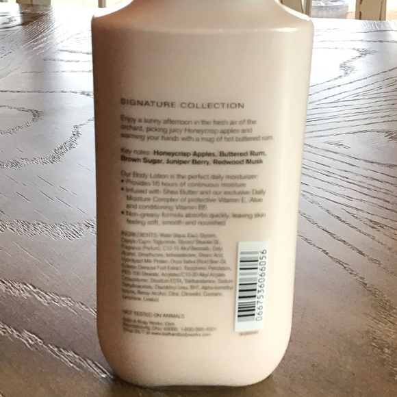 Bath & Body Works Orchard Honeycrisp Apple & Buttered Rum Lotion Daily Use - 8oz - Picture 3 of 5